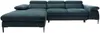 Vente-unique - SEPINA Sofa SamtStoff Blau - B 182 cm x H 75 cm x L 288 cm Bild 2