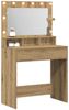 vidaXL Schminktisch Artisan-Eiche 75,5 x 41 x 135 cm Holzwerkstoff 865117 Bild 3