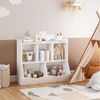 GarveeMore Kinderregal Spielzeugregal Kinderregal mit 5 Fächern Bücherregal Kinder Bild 2