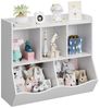 GarveeMore Kinderregal Spielzeugregal Kinderregal mit 5 Fächern Bücherregal Kinder Bild 4