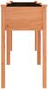 vidaXL Pflanzkübel mit Einsatz Braun 161x45x76 cm Massivholz Tanne 364237 Bild 5
