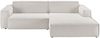KAWOLA Sofa SAMU Ecksofa Feincord silber Recamiere rechts 72 x 168 x 276 cm Bild 3