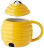 Puckator Tasse Bienenstock Kaffeebecher mit Deckel Bild 2