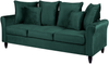 3-Sitzer Sofa Samtstoff dunkelgrün BORNHOLM Bild 4