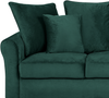 3-Sitzer Sofa Samtstoff dunkelgrün BORNHOLM Bild 5