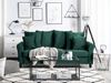 3-Sitzer Sofa Samtstoff dunkelgrün BORNHOLM Bild 3