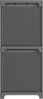 vidaXL Würfelregal mit 4 Boxen Grau 69x30x72,5 cm Stoff 322601 Bild 3
