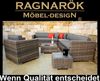 Ragnarök Möbel-Design Gartenlounge-Set Lounge Set Narvik, (Set, Ecklounge, Polyrattan, Alu), Sitzpolster ca. 16 cm dick und haben 2 intergrierte Härtegrade Bild 3