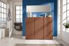 XORA 'LIV' Hochschrank, Holznachbildung terracotta, 145 x 120 x 34 cm Bild 5