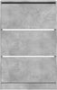 vidaXL Schuhschrank Betongrau 80x21x125,5 cm Holzwerkstoff 839927 Bild 5