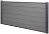 Alu-Pfosten Sarthe-WPC-Zaun, Pfeiler Pfahl, Stecksystem ~ 98cm, grau Bild 2