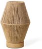 lux. pro 'Arundel' Tischleuchte, 1xE27 Holzoptik/Natur, 25 x 16 x 16 cm Bild 2