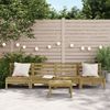 vidaXL Gartensofas ohne Armlehnen 4 Stk. Kiefernholz Imprägniert 838011 Bild 3