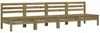 vidaXL Gartensofas ohne Armlehnen 4 Stk. Kiefernholz Imprägniert 838011 Bild 2