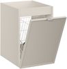 40-cm-Aufsatzschrank mit Wäschekorb (57x46x40cm), Kaschmir matt Bild 3
