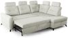 Ecksofa Schlafsofa Sofa WENDIE Stoff Hold Me Hellbeige Ottomane Rechts Bild 3