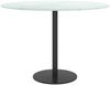 vidaXL Tischplatte Weiß Ø60x0,8 cm Hartglas in Marmoroptik 322248 Bild 3