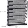 Relaxdays Zeitschriftenhalter Wand Bild 4