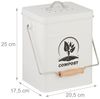 Relaxdays Komposteimer mit Geruchsfilter 6 Liter Bild 5