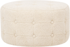Pouf TAMPA Beige Bouclé 55 cm 55 cm Bild 4