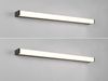 LED Badezimmer Wandleuchten 2er Set in Schwarz - Spiegelleuchten, Breite 80cm Bild 3