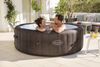 LAY-Z-SPA® Energiespar-Whirlpool Bali AirJet™ mit App-Steuerung, für 7 Personen, Ø 216 x 71 cm, Rattan-Optik (Schokobraun) Bild 3