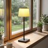 LED Tischlampe, Innen Außen, Touchdimmer, Akku H 38 cm Bild 2