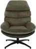 Vente-unique - LIZUTA Sessel Stoff Grün - B 93 cm x H 99 cm x L 78 cm Bild 2