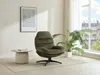 Vente-unique - LIZUTA Sessel Stoff Grün - B 93 cm x H 99 cm x L 78 cm Bild 1