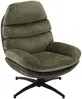 Vente-unique - LIZUTA Sessel Stoff Grün - B 93 cm x H 99 cm x L 78 cm Bild 3