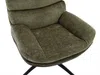 Vente-unique - LIZUTA Sessel Stoff Grün - B 93 cm x H 99 cm x L 78 cm Bild 5