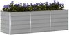 vidaXL Pflanzkübel Hellgrau 240 x 80 x 75 cm Stahl 42018143 Bild 3