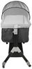 JEOBEST Beistellbett Baby, Grab-and-go Baby Bett mit Matratze & Rädern für Neugeborene, Tragbare Babybett mit 4 verstellbaren Höhen & Matratze Bild 2
