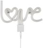 LED Tischleuchte, Neon, Love, pink, USB, L 24 cm Bild 4