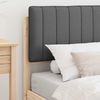 vidaXL Bettgestell mit gepolstertem Kopfteil Dunkelgrau 90 x 190 cm 877805 Bild 3