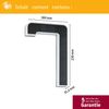 Paulmann No. 79848 Outdoor Solar Hausnummern 7 IP44 3000K Akku wechselbar Bild 4