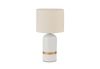Pauleen 48318 Tischleuchte Glowing Soul E14 max. 20W Creme Stoff, Keramik Nachttischleuchte Bild 2