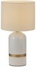 Pauleen 48318 Tischleuchte Glowing Soul E14 max. 20W Creme Stoff, Keramik Nachttischleuchte Bild 3