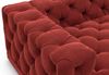Wohnlandschaft Palma U Form aus Samtstoff - Samtstoff - rot - Links Bild 5