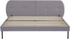 Polsterbett Porvoo Textil 160x200 cm Grau [en. casa] Bild 4