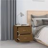 Nachttische 2 Stk. Honigbraun 40 x 34 x 45 cm Massivholz Kiefer [818332] Bild 4