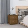 Nachttische 2 Stk. Honigbraun 40 x 34 x 45 cm Massivholz Kiefer [818332] Bild 3