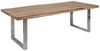 riess-ambiente Baumkantentisch MAMMUT 160cm natur/silber - Akazie, Edelstahl, U-Gestell, Massivholz (Einzelartikel, 1-St), Familien-Herzstück im Wohn- & Esszimmer - ideal für max. 6 Personen Bild 2