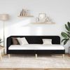 vidaXL Eckbettgestell Schwarz 80 x 200 cm Stoff 42016555 Bild 4