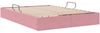 vidaXL Ottoman Bettgestell mit Speicher Rosa 140 x 190 cm Samt 3442885 Bild 5