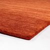 Gabbeh Teppich - Softy - Uni 230 x 150 cm - dunkelcamel - oval Bild 5