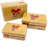 heimtexland Vorratsdose Plätzchendosen Gebäckdosen Aufbewahrung Metalldose, Metall, (Set, 3-tlg), Keksdose lebensmittelecht I luftdicht I Geschenk Weihnachten Bild 3