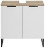 BASIC by Balculina Waschbeckenunterschrank Denver Waschbeckenunterschrank, Badezimmerschrank 60x60x35 (1-St) Breite 60 cm, Tür L/R montierbar, Softclose Bild 3