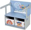 roba Sitzbank 'Paw Patrol' - HxBxT: 65,5 x 60 x 35 - mit 2 Aufbewahrungsboxen - Blau / Grau Bild 2