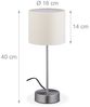 Relaxdays Nachttischlampe Touch Funktion Bild 4